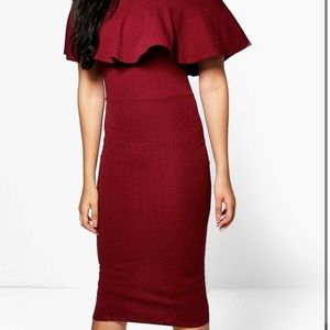 Boo Hoo off shoulder dress
